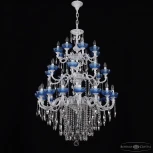 Подвесная люстра Bohemia AL7801 AL78101/16+8+8/300/3d B WMN P Aquamarine/M-1F