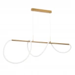 Подвесной светильник с гибким неоном и пультом Citilux Python CL220123 (регулировка яркости, LED, на тросе)