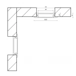Профиль встраиваемый RC-3006 SWG
