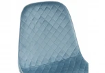 Стул Woodville на металлокаркасе Capri blue / white 11840
