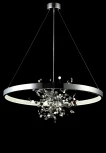 Подвесная люстра Crystal Lux Garden SPLED+4 D800 CHROME