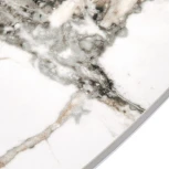 Стол Bradex Home Yoda диам.100см, керамогранит белый мрамор (RF 0649)