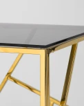 Журнальный столик Stool Group 55*55 АРТ ДЕКО золото стекло smoke УТ000001968