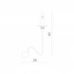 Бра Divinare Atlanta 1201/02 AP-1