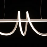 Подвесной светильник с гибким неоном De City Аурих 108011401 (регулировка яркости, LED, 220V, пульт управления, на тросе)