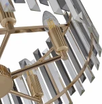 Потолочная люстра хрустальная на штанге Arte Milano Sorrento-5209 375209/6/80/490 GD (220V)