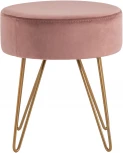 Пуф Спейси велюр пыльно-розовый УТ000035909