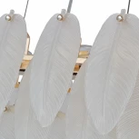 Подвесная люстра Arte Milano AM-4653 4653.L750.H240.E14.12 G (220V, на тросе, перо)