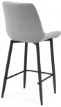 Полубарный стул Woodville Баодин К светло-серый / черный 511152
