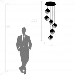 Подвесной светильник Lightstar Qubica 805569 (12V, на проводе)