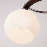 Потолочная люстра Eurosvet 9654 9654/5 хром/венге (220V, шарики)