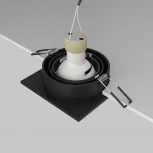 Встраиваемый светильник Atom GU10 1x50Вт Maytoni Technical DL024-2-01B (220V)