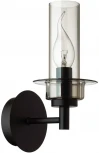 Бра Lumion Madonna 6555/1W черный/дымчатый/металл/стекло E14 1*40W 220V