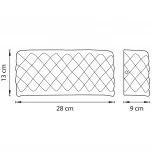 Настенный светильник Lightstar Murano 602520 (220V, узор в клетку)