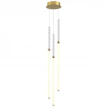 Подвесной светильник Odeon Light Monella 6639/33L металл/античная бронза/белые бусы из акрила IP20 LED 33W 3000K 220V (бусы)