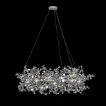 Подвесная люстра Loft It Spark 10101/600 Chrome (220V, на тросе, лепестки)