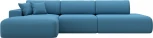 Диван угловой Лига-036 НПБ Модерн Лонг левый угол Лига Диванов (Рогожка) арт.125471L