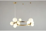 Подвесной светильник Aployt Letizia APL.314.03.14 (220V, на тросе, шарики, кольцо, молекулы)