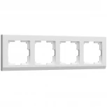 Рамка на 4 поста Stark (белый) Werkel W0041801 (a050914)