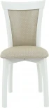Стул Аврора Тулон 2, спинка мягкая, Эмаль белая/Атина
