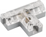 Соединитель тройной ARL-CLEAR-Mini-2x90 (16x8mm) (Металл) 022706