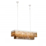 Подвесной светильник Vitaluce V5158-0/15 (220V, хрусталь, на цепи)