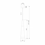 Подвесной светильник Elektrostandard Dlr038 7+1W 4200K хром