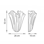 Настенный светильник Lightstar Murano 601610 (220V, лепестки)