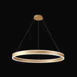Подвесной светильник светодиодный Crystal Lux MUCHOS SP88W LED GOLD (220V, пульт управления, на тросе, кольцо)