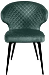 Стул Richard ромб, бархат зелёный 19 Top Concept 77337