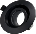 Встраиваемый светильник ST Luce ST255.408.01 Черный GU10 1*50W IP65 (220V, круглые)