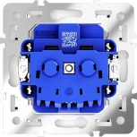 Розетка с заземлением и шторками (кашемир) Voltum S70 VLS040203