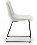 Zahara Стул бежевый с черными стальными ножками La Forma (ex Julia Grup) арт.148496