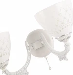 Бра с выключателем Arte Milano AM343837 343837/2W WT+SL (220V)