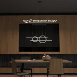 Светильник подвесной Novotech Ondo 359183, диммируемый, в комплекте пульт ДУ IP20 LED 4000К 116W 220V OVER (регулировка яркости, на тросе)