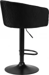 Стул барный DOBRIN DARCY BLACK (черный велюр (1922-21)) 5025_BlackBase-LM BLACK, цвет сиденья черный (1922-21), основания черное