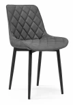 Стул Баодин велюр темно-серый / черный 502114 Woodville