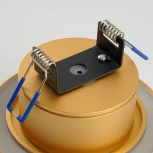 Светильник потолочный Feron HL367 Barrel AURA 48408 12W, GX53, золото IP44 (220V, круглые)