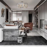 Люстра на штанге Arte Milano Sorrento-5209 375209/6/80/490 CR (220V, круглые)