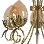 Подвесная люстра Lumien Hall Olivi 3304/5H-ABPAB-AM