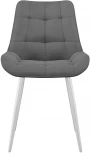 Стул 206М B22 GREY, ножки белые Dikline 00-00062234