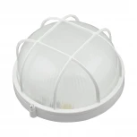 Светильник светодиодный влагозащищенный, круг с решеткой, 4000K Uniel ULW-K21/22/23/24 ULW-K22A 8W/4000K IP54 WHITE