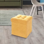 Пуфик Dreambag складной Желтый Велюр 13582