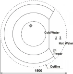 Акриловая ванна Gemy G9230 K