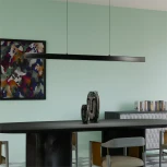 Подвесной линейный светодиодный светильник Lightera Baffin LE112L-150B Wi-Fi (Умный дом, Алиса, Маруся, голосое управление) (220V, на проводе)