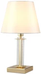 Интерьерная настольная лампа Crystal Lux Nicolas LG1 GOLD/WHITE