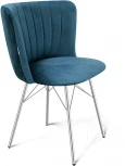 Стул SHT-ST36-1/S64 тихий океан/хром лак от фабрики Sheffilton