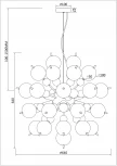 Подвесная люстра Maytoni Bolla MOD133PL-08CH