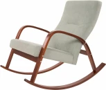 Кресло-качалка Ирса ткань минт, каркас вишня от фабрики Mebelik