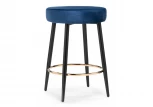 Барный стул Woodville Plato dark blue 15058